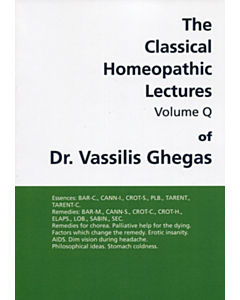 Classical Homeopathic Lectures - Volume Q