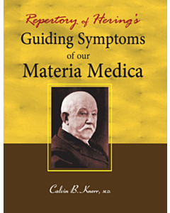 Repertory of Hering's Guiding Symptoms of our Materia Medica