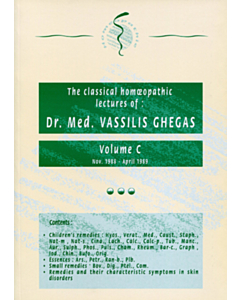 Classical Homeopathic Lectures - Volume C