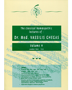 Classical Homeopathic Lectures - Volume H