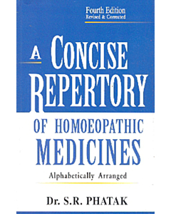 A Concise Repertory of Homeopathic Medicines